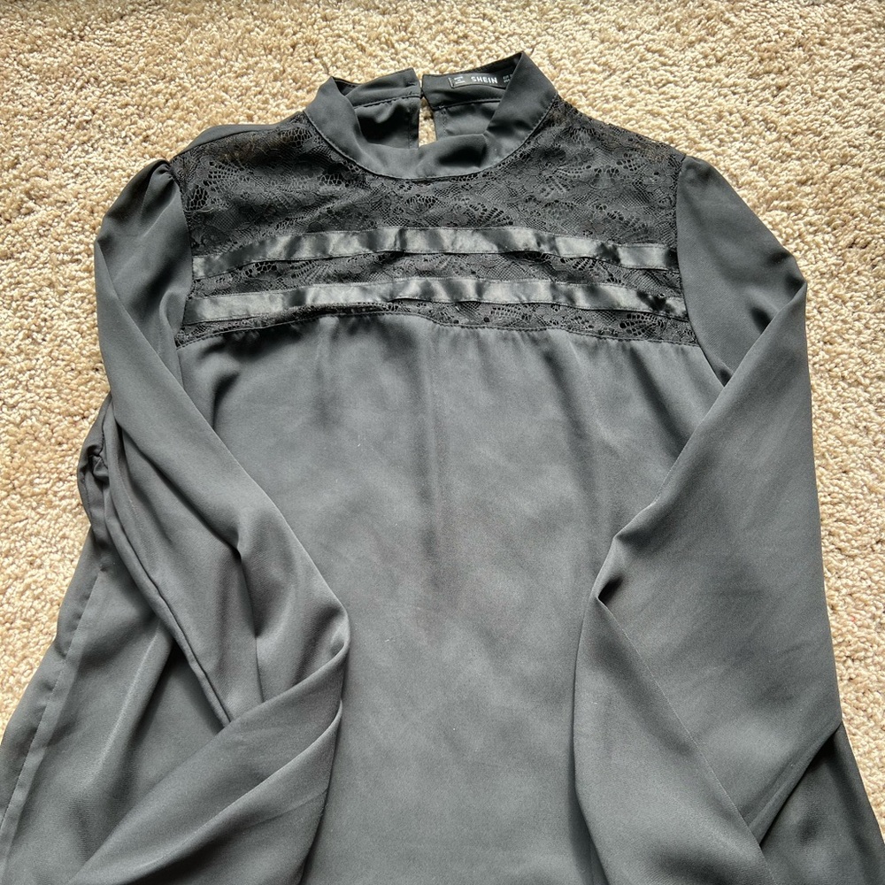 Shein blouse that is sheer